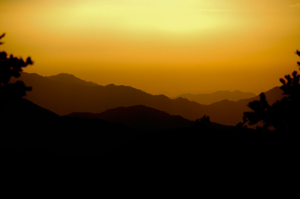 Sunset in the Himalaya